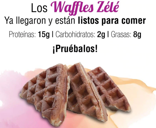 WAFFLE SABOR VAINILLA Y CARAMELO ZELÉ
