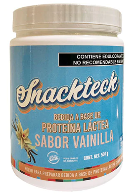 BEBIDA DE PROTEINA EN POLVO SABOR VAINILLA SNACKTECK JUMBOPACK