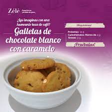 GALLETA CON CHISPAS DE CHOCOLATE BLANCO Y CARAMELO ZELÉ
