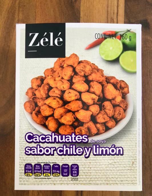 CACAHUATES DE SOYA SABOR CHILE LIMON ZELÉ